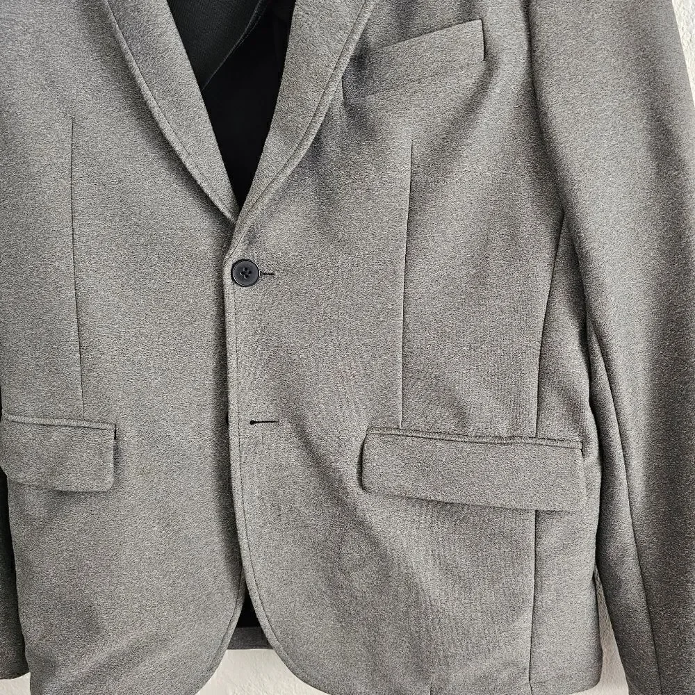 Kenneth Cole Blazer Jacket Sport Coat Men's S Heather Grey Two Button Dresswear